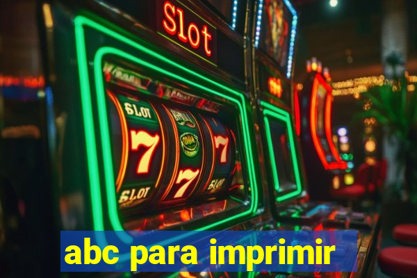 abc para imprimir